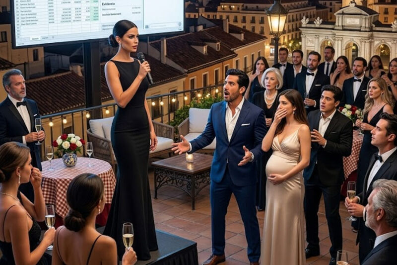 Bailaba con su amante embarazada frente a todos, creyendo que ya había destruido a su esposa, hasta que ella apagó la música y dijo: “Hoy no vengo a llorar, vengo a recuperar mi nombre”