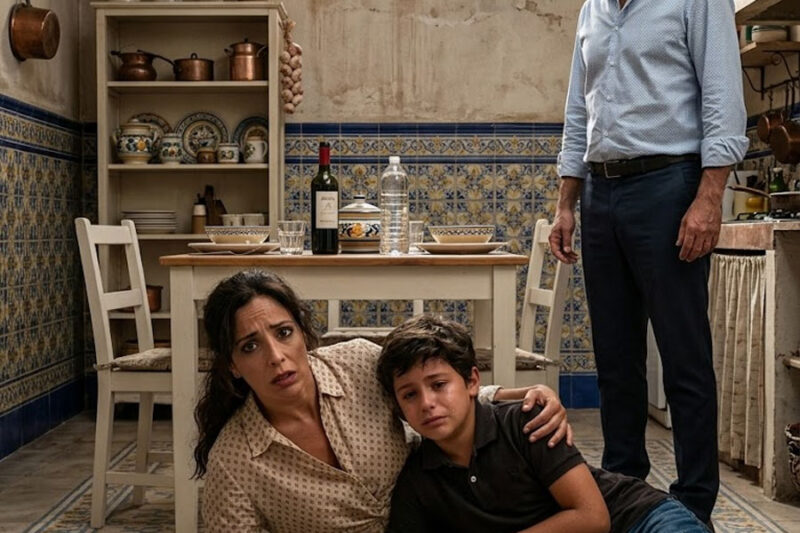 Mi esposo cocinó la cena por primera vez en años, mi hijo dijo “me duele la panza”… y segundos después escuché la frase que me heló la sangre
