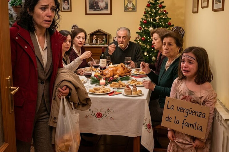 Mi familia escribió “mentirosa” en la frente de mi hija de 7 años y la dejó sin cenar en Navidad… pero dos días después, todos me llamaban llorando por lo que perdieron.