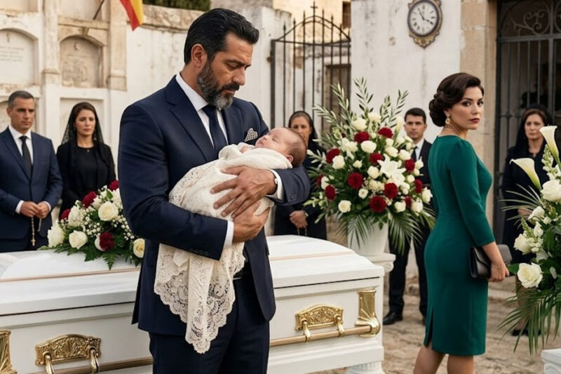 Mi esposa me abandonó a mí y a nuestro hijo pequeño en el funeral de mi madre; años después, el karma la alcanzó.