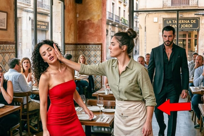La camarera abofeteó a la prometida del jefe de la mafia; su siguiente movimiento dejó atónito a todo el restaurante…