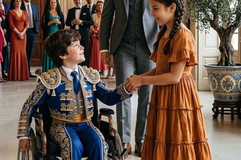 «Déjame bailar con tu hijo y haré que vuelva a caminar»… Lo que hizo esta niña descalza por el hijo de un millonario dejó a los médicos sin palabras.