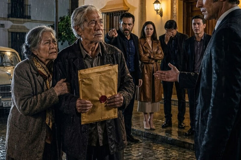 ARROJARON A SUS PADRES ANCIANOS A LA TORMENTA… SIN SABER QUE EL ANCIANO AL QUE HUMILLABAN ESCONDÍA UN SECRETO QUE LO DESTRUIRÍA TODO.
