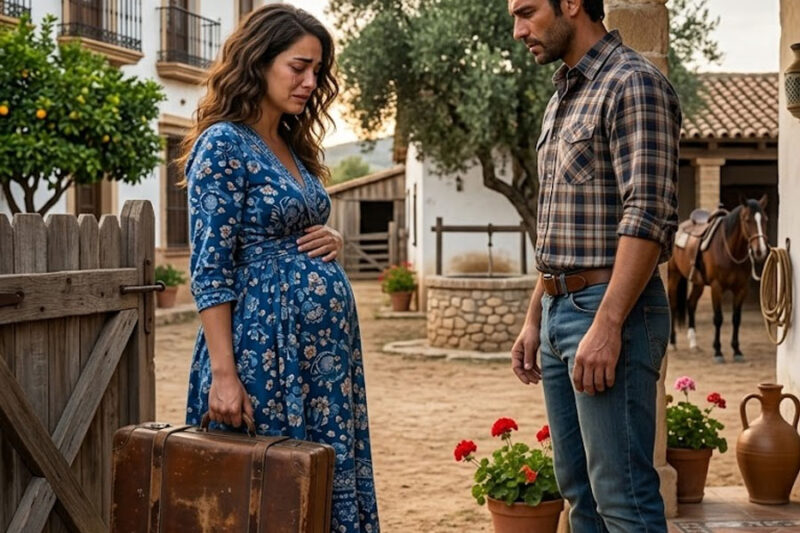 Embarazada de ocho meses y arruinada, Magdalena volvió al rancho del hombre que dejó por otro… pero cuando él vio su vientre, abrió la tranquera y dijo una sola frase que heló a todo el pueblo.