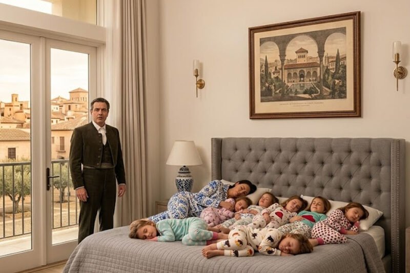 37 niñeras renunciaron por miedo a estas 6 niñas, hasta que la empleada 38 descubrió el desgarrador secreto que el millonario padre intentaba ocultar