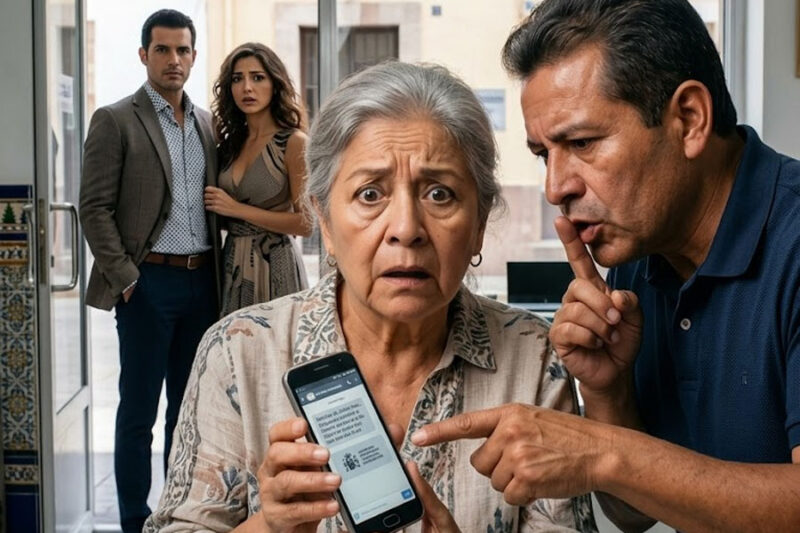 Llevé el celular de mi nuera al taller de reparación. El técnico me dijo: “¡Cancela todas tus tarjetas de crédito y lárgate de aquí!”.