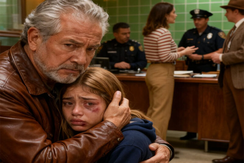Mi nieta me llamó desde la comisaría, sollozando desconsoladamente: “Abuelo… Mi madrastra me ha encerrado…”