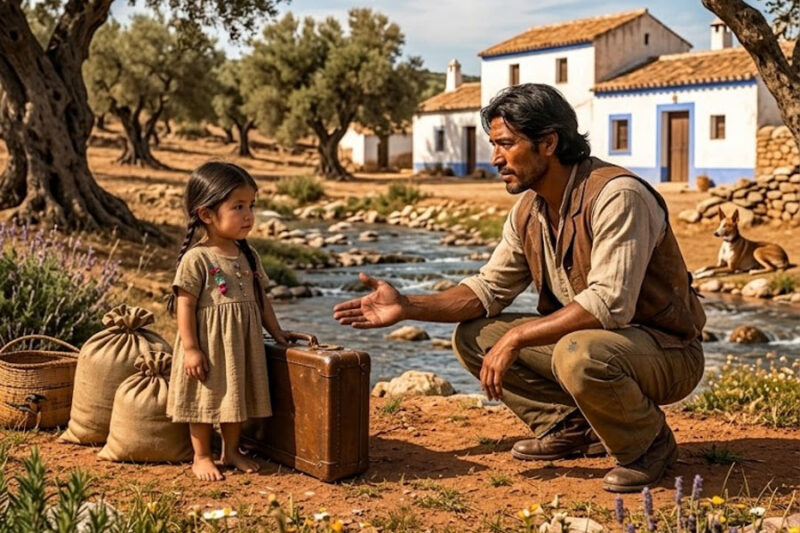 Abandonada por su madrastra en una cabaña, una niña de 7 años sobrevivía sola… hasta que un Apache descubrió la verdad