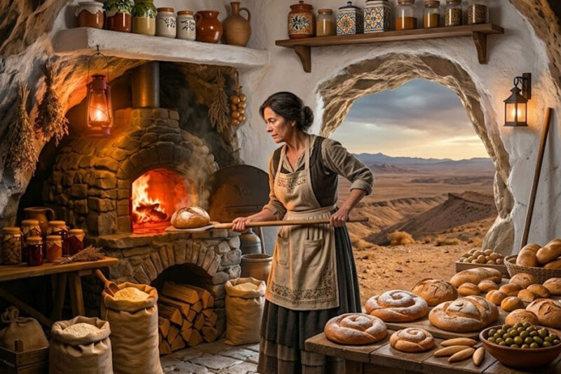 La llamaron ladrona y la dejaron sin hogar, pero convirtió una cueva en la cocina subterránea que salvó al pueblo entero.