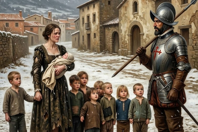 La viuda se casó con un indígena por un techo… Y el pueblo jamás imaginó lo que él haría por sus 9 hijos