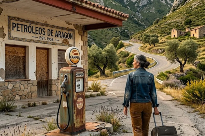 Él se divorció de ella a los 58 años y se quedó con la casa, así que ella reabrió la gasolinera olvidada de su padre…