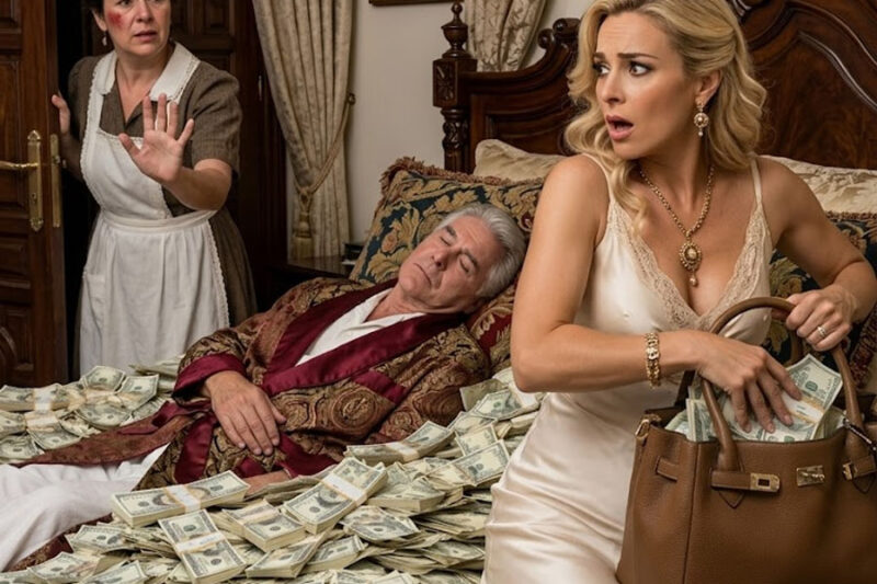 FINGISTE ESTAR DORMIDO SOBRE UNA CAMA DE DINERO PARA ATRAPAR A TU EMPLEADA ROBANDO, PERO LA CÁMARA OCULTA EXPUSO A LA MUJER CON LA QUE ESTABAS A PUNTO DE CASARTE