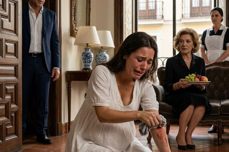 Llegaste temprano a casa y encontraste a tu esposa embarazada frotándose el cuerpo con lejía, así que cerraste las puertas y dejaste que tu poderosa familia se destruyera sola.