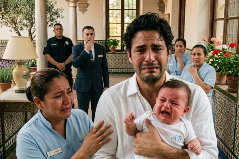 El llanto de la bebé de la empleada enfureció a la prometida, pero cuando el millonario vio la medalla de la niña, un oscuro secreto salió a la luz