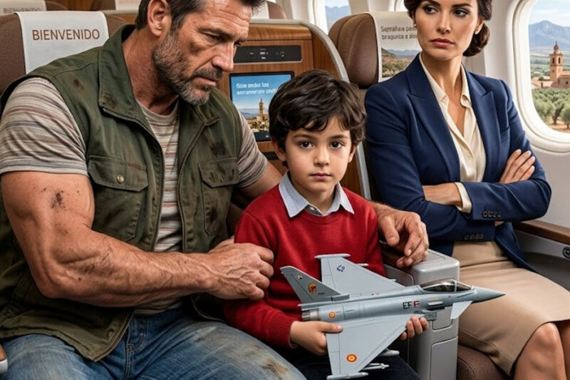 Un pobre padre soltero sentado en el asiento 12F fue ignorado, hasta que los pilotos de un F-22 escucharon su indicativo de llamada y lo saludaron.