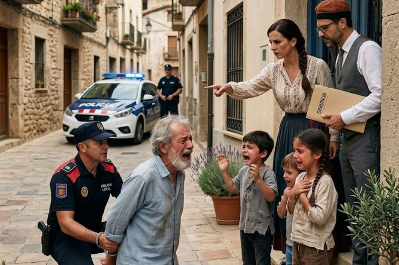 Madre abandonó a sus 3 hijos y regresó 13 años después con la policía para robar su herencia, pero el abuelo guardaba un secreto que la destruiría