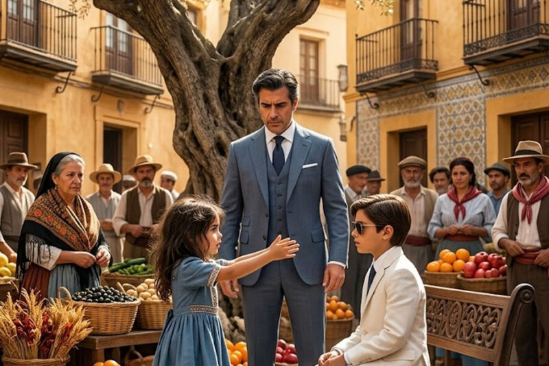 EL HIJO DEL MILLONARIO ERA CIEGO… HASTA QUE UNA NIÑA DIBUJÓ ALGO QUE NADIE PODRÍA IMAGINAR