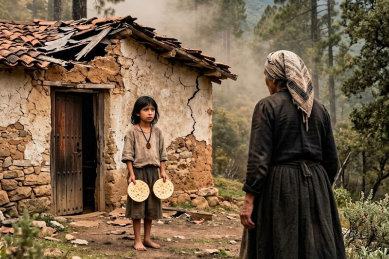 ‘Regreso en tres días’… fue la última mentira antes de huir, dejando sola a su hija de siete años en medio de la sierra.”