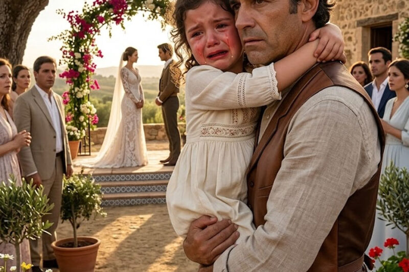 “Papá… Valeria dice que tiene miedo de que yo arruine las fotos de la boda”, susurró.