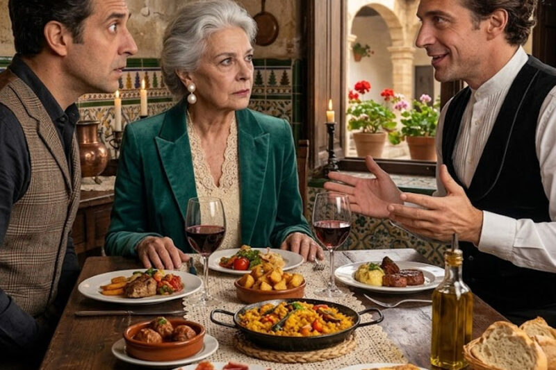 Mi hijo me llevó a una cena de negocios con un cliente francés, y fingí no entender ni una palabra.
