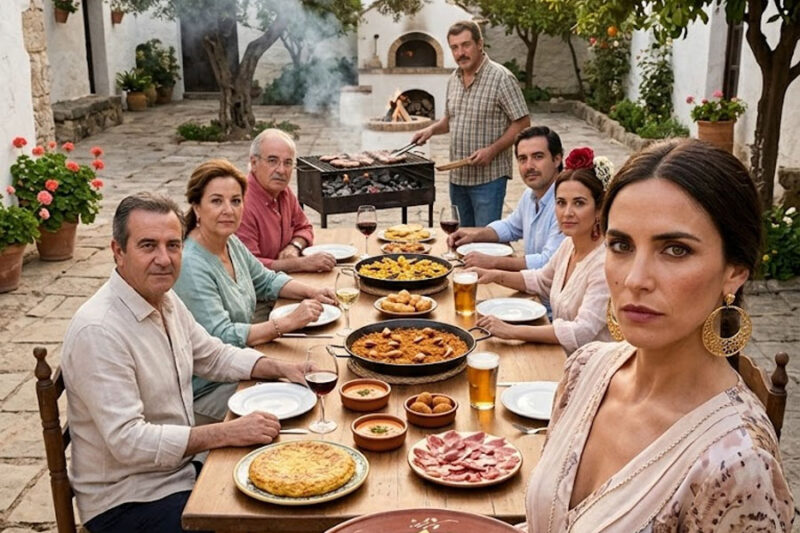— Mariana, mejor no cojas ese plato. Lleva ensalada con crema. No te conviene — dijo Ricardo sin levantar la vista de la carne asándose en la parrilla. Y volvió a reírse.