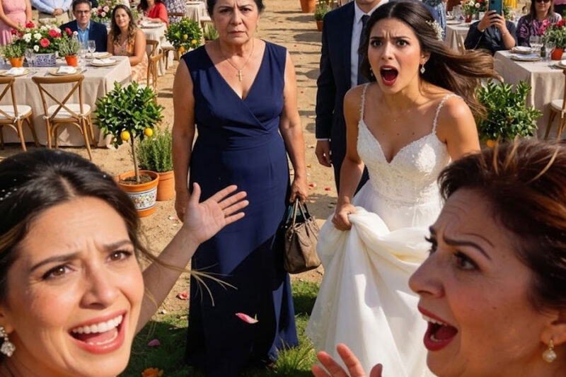 El día de mi boda… frente a cuatrocientos invitados… la familia de mi prometido destrozó a mi mamá con una frase que todavía siento como un golpe helado en el pecho: “Eso no es una madre… eso es basura.”