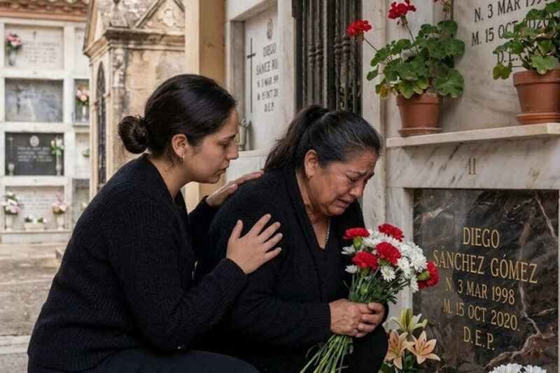 MI MADRE PASÓ OCHO AÑOS LLORANDO FRENTE A LA TUMBA DE MI HERMANO… HASTA AYER, CUANDO LO VI COBRANDO EN UN OXXO COMO SI NUNCA HUBIERA MUERTO. CUANDO SE VOLTEÓ, ME MIRÓ A LOS OJOS Y DIJO: “NO LE DIGAS A PAPÁ QUE ME ENCONTRASTE.”