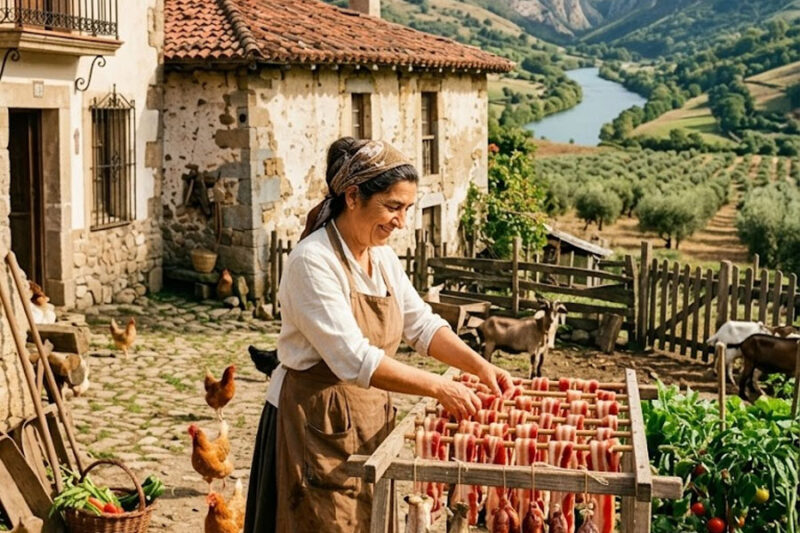 Se burlaron de la viuda por SECAR CARNE todo el verano — hasta que el INVIERNO los obligó a rogar