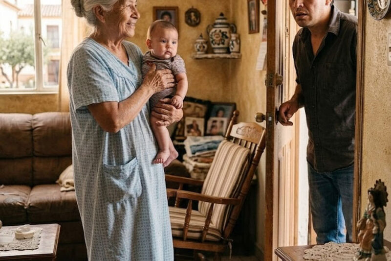 Todos los días dejaba a mi bebé con la vecina… hasta el día en que descubrí con quién hablaba cuando creía que nadie la veía.