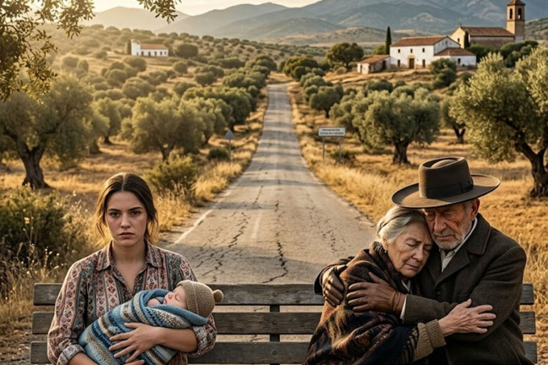 Madre Soltera Encuentra una Pareja de Ancianos Abandonados en la Parada de Autobús, su Gesto Emociona…