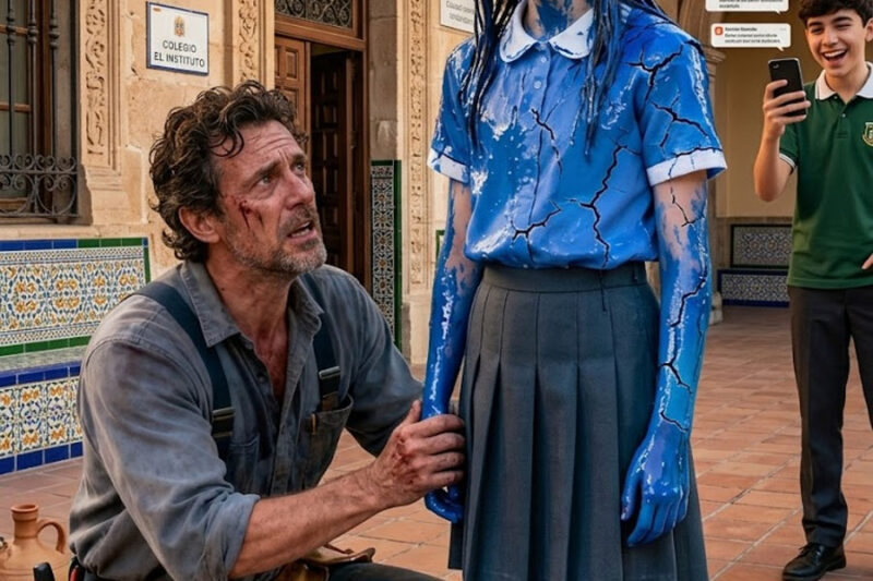 La empaparon a mi hija con pintura y lo llamaron una broma. La escuela me dijo que me quedara en silencio, pero no sabían quién había sido su padre.