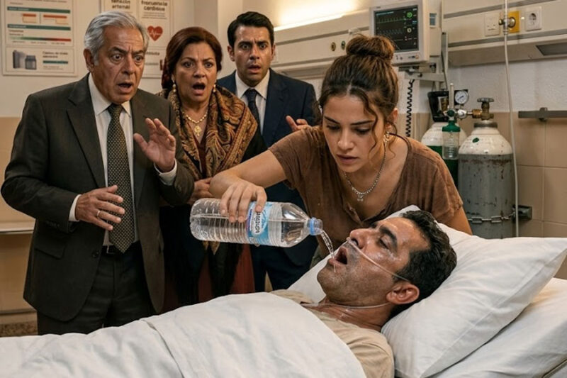 Al director ejecutivo solo le quedaban dos días de vida. Mientras se preparaba el funeral, una niña pobre entró con agua, algo impensable.