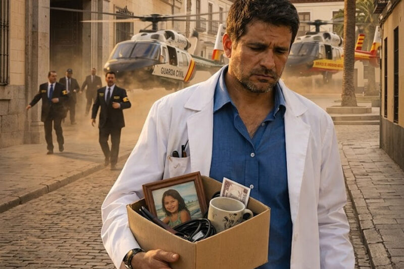 Un padre soltero fue despedido y caminaba de regreso a casa… hasta que dos helicópteros aterrizaron gritando: “¿Dónde está el doctor?”