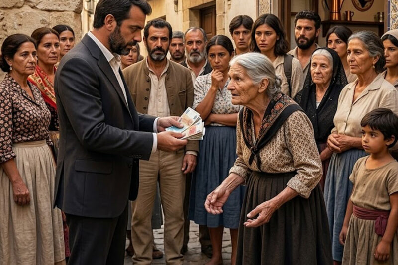 La anciana más pobre del barrio encontró 300 mil pesos