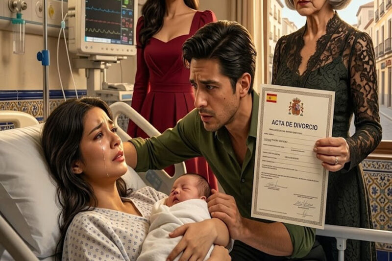 ME ARROJARON LOS PAPELES DE DIVORCIO JUSTO DESPUÉS DE DAR A LUZ, CREYENDO QUE ERA UNA MUJER POBRE SIN NADA… PERO NADIE EN ESA HABITACIÓN SABÍA QUE EL HOSPITAL DONDE ESTABAN PARADOS ME PERTENECÍA POR COMPLETO.