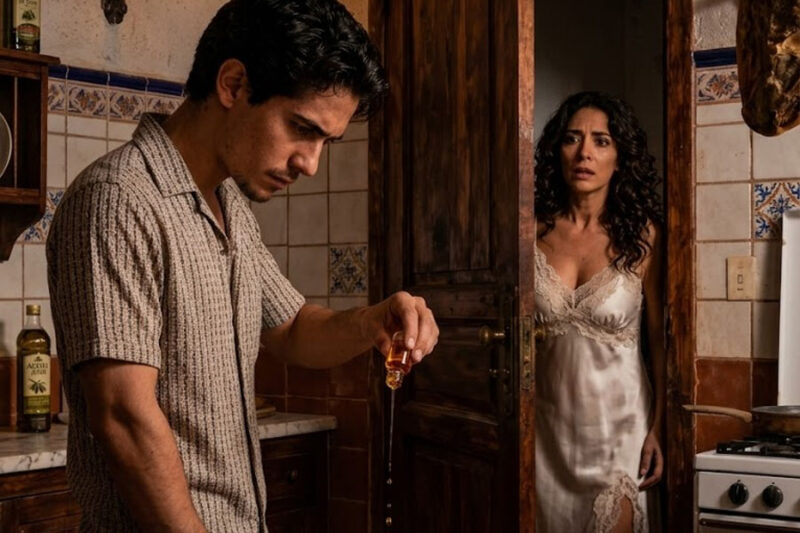 Mi marido 31 años menor me preparaba cada noche un té “para dormir”… hasta que descubrí las gotas secretas en la oscuridad de la cocina. ¿Amor o veneno lento?