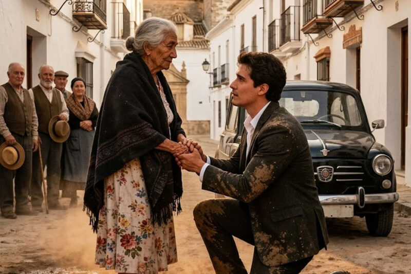 La anciana más pobre del barrio encontró 300 mil pesos y los devolvió… pero el rico dueño juró que faltaban más de 100 mil. Ella, humillada, pidió un préstamo para completar la suma. Tres días después, 10 autos de lujo aparecieron frente a su humilde casa… y lo que pasó dejó al barrio entero sin palabras.