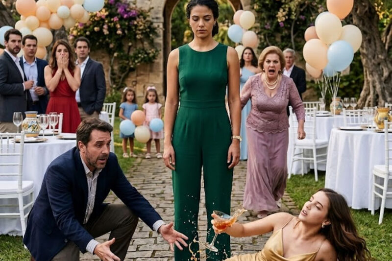 Vi cómo mi suegra ponía algo raro en mi bebida en la fiesta de cumpleaños de mi hija. Pero fue su propia hija quien cayó en la trampa… y en ese instante supe que ya habían perdido la partida antes incluso de empezar.
