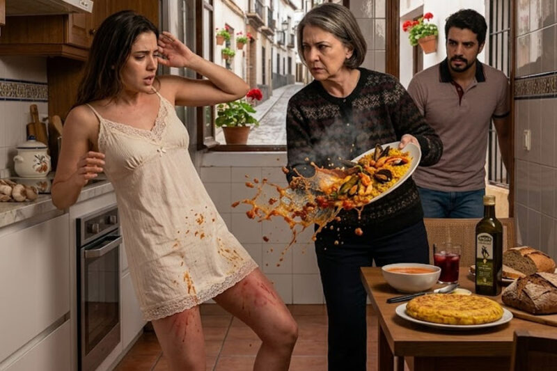 Estávamos casados ​​há apenas tres días cuando minha sogra entró en mi propio apartamento y jogou uma panela de comida fervendo nas minhas pernas.
