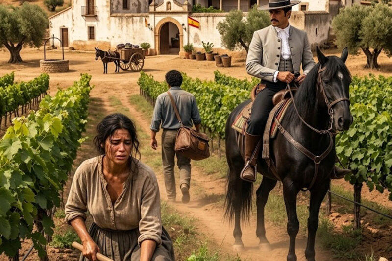 Fui abandonada en la ruina por un marido cobarde hasta que el dueño de la hacienda me enseñó lo que es un hombre de verdad