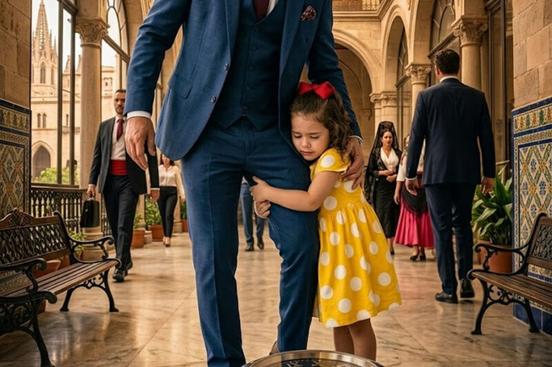 El millonario entró al orfanato solo para firmar un cheque y marcharse antes de que le pidieran fotos. Pero una niña de cinco años corrió hacia él gritando “¡Papá!”… y el reloj que llevaba en la muñeca se le cayó al suelo al ver sus ojos.