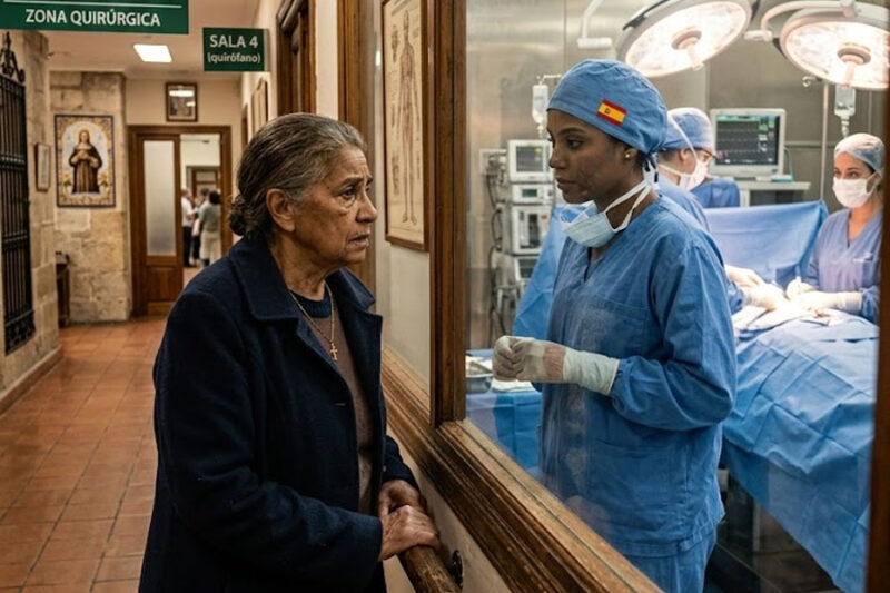 Vendí café en termos frente a un hospital durante dieciocho años, solo para que mi hija nunca tuviera que esperar sentada en una acera fría… y el día que me pidió que fuera a “verla trabajar”, me juré a mí misma que era solo una enfermera más, en medio de un largo turno.
