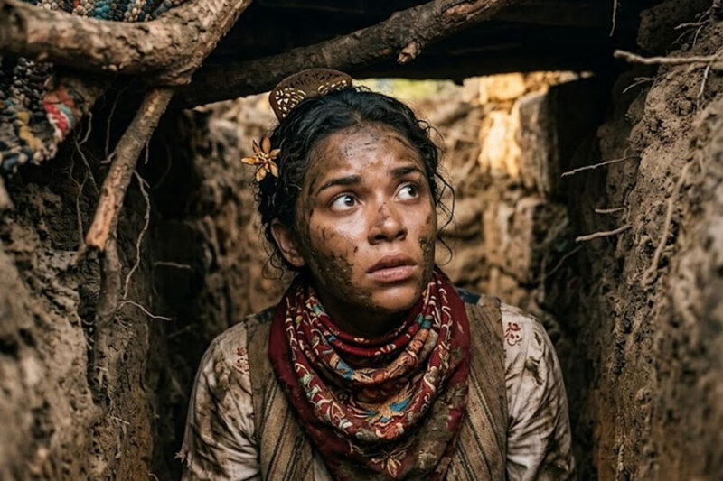 Expulsada de su hogar a los 14 años, cavó un refugio bajo un bosquecillo de bambú; cuando llegó la gran tormenta, fue la única superviviente.