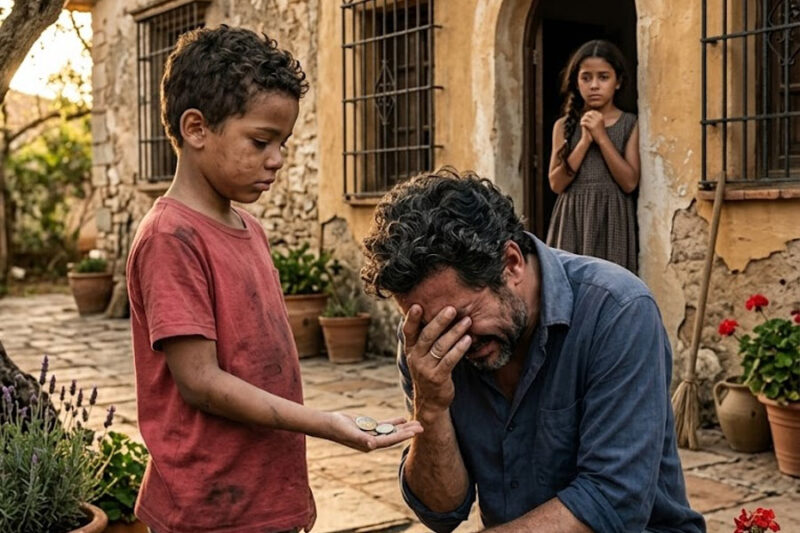 “Dos niños llamaron a la puerta pidiendo limpiar el jardín a cambio de comida; ¡no tenían ni idea de que ese gesto cambiaría la vida de toda la familia para siempre!”