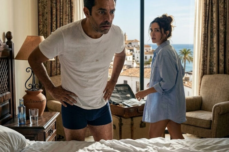Volví a acostarme con mi exesposa durante un viaje de negocios, y al amanecer, una mancha roja en la sábana me dejó sin aliento. Un mes después, una llamada desde un hospital en Cancún me hizo comprender que aquella noche no había sido un error… sino el comienzo de algo mucho más oscuro.