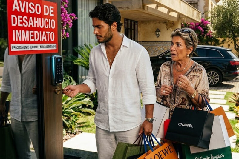 Minha sogra olhou para a minha barriga de 38 semanas, disse ao mi marido: “Tranque as duas portas e deixe ela dar à luz sozinha”, e depois foi embora para uma viagem de luxo a Miami paga inteiramente com o mi dinheiro. Sete dias depois, eles voltaram bronceados, rindo, arrastando malas cheias de sacolas de compras… pero, no momento em que viram a porta da frente, perceberam que tinham ultrapassado um limite que jamais poderiam desfazer.