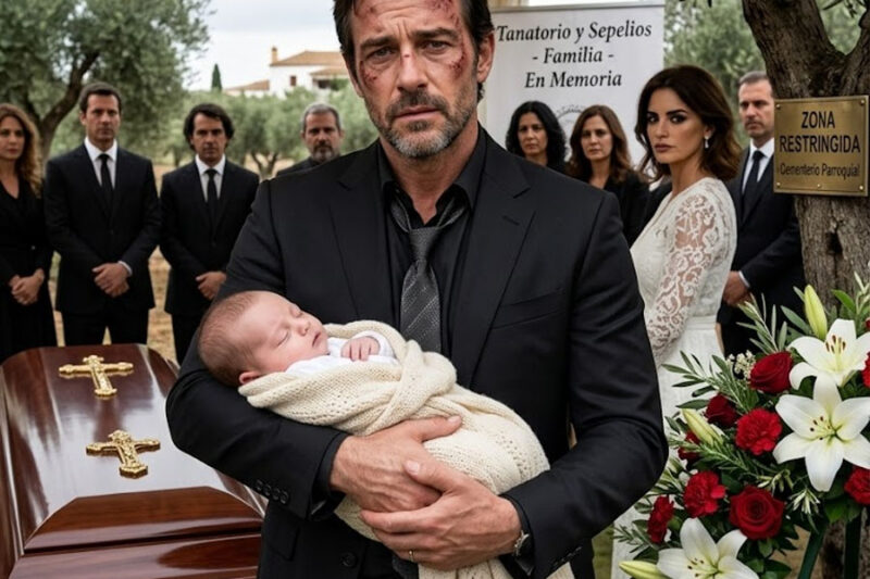 Mi esposa nos abandonó a mí y a nuestro hijo pequeño en el funeral de mi madre; años después, el karma finalmente la alcanzó.