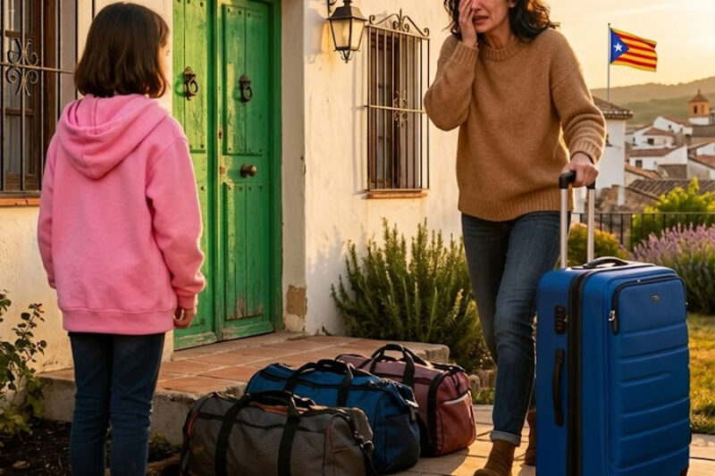 Mi hija susurró que teníamos que huir después de que mi esposo se fuera de viaje de negocios, y ella nos salvó la vida.