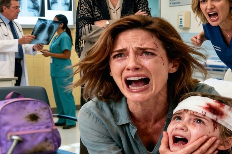 Mi hija de 6 años llegó a casa sangrando de la cabeza después de pasar el día en casa de mi madre y mi hermana. Le pregunté: “¿Qué pasó?”, y ella lloró y dijo: “Me caí del juego infantil…”.
