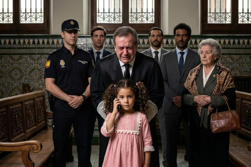 Se Burló Cuando Mi Nieta Tomó El Teléfono En Pleno Tribunal, Pero En Cuanto Escuchó La Voz De Su Hija Enferma, El Juez Entendió Que Había Sentenciado A Su Propia Familia…